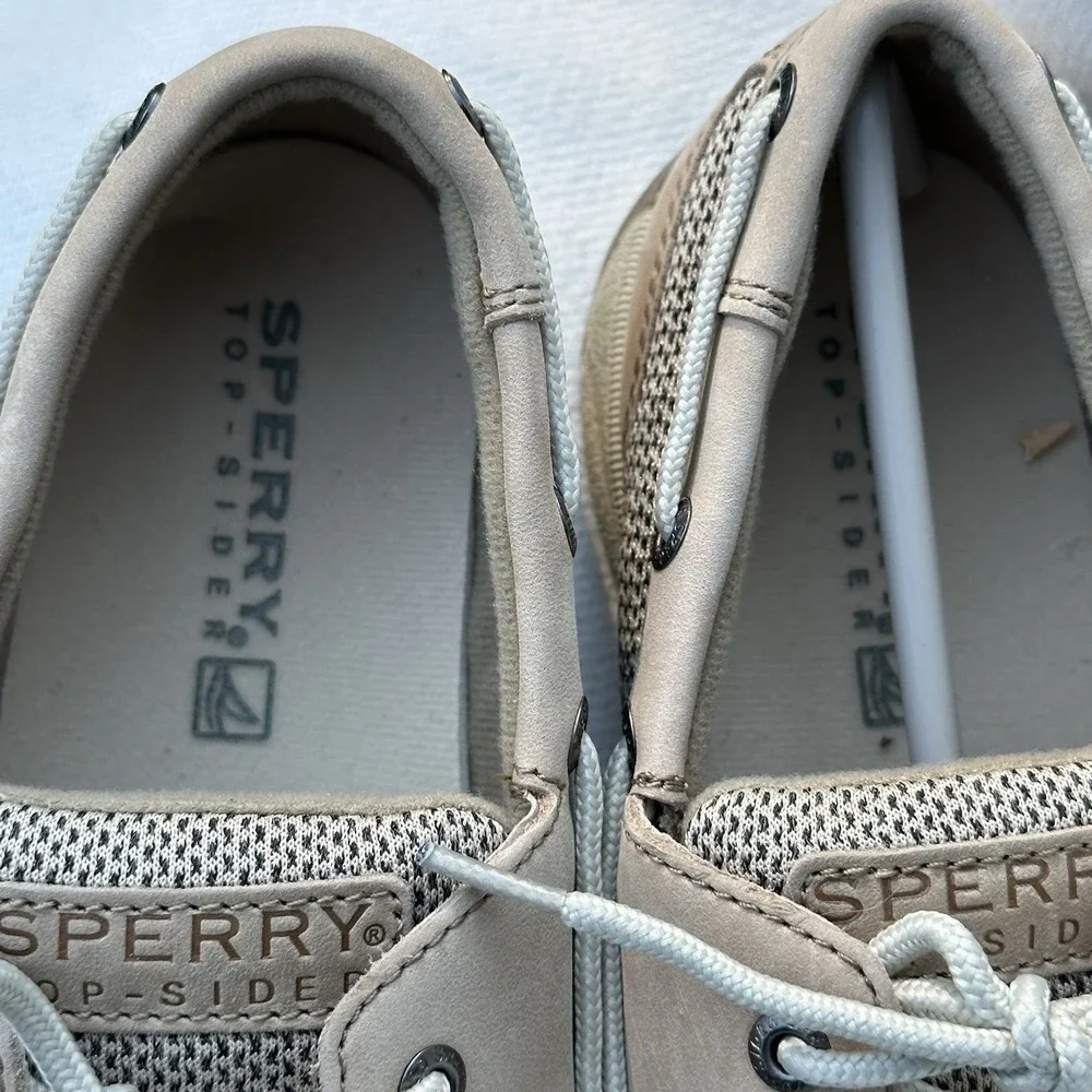 Sperry Top-Sider Intrepid Girls‎ Boat Shoes Tan Leather 5.5M YG45200A